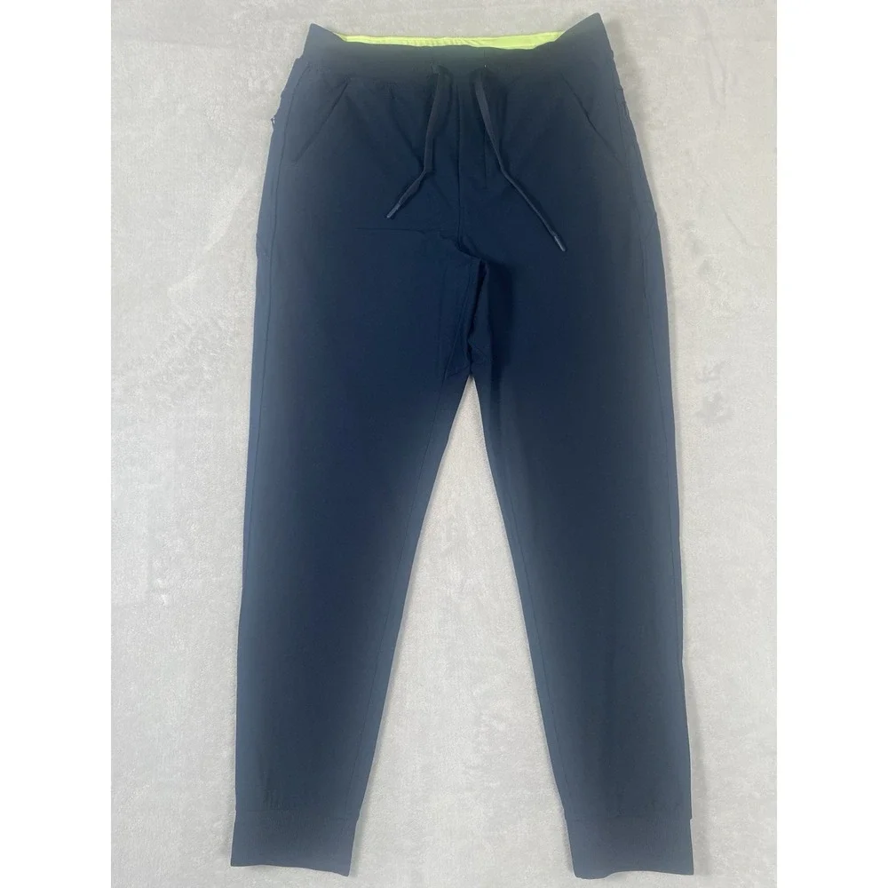 NWOT Birddogs Boomstick Lined Athletic‎ Joggers Men's L Navy Gym Casual Pants